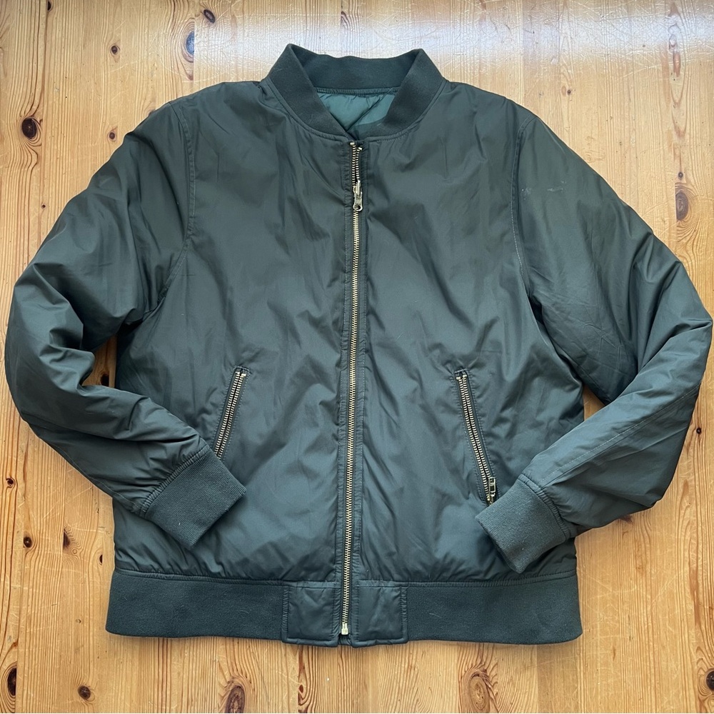 Gap Reversible Bomber Jacket Army Green / Camo